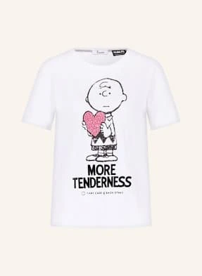Princess Goes Hollywood T-Shirt Z Obszyciem Ozdobnymi Kamykami weiss