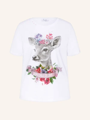 Princess Goes Hollywood T-Shirt Z Obszyciem Ozdobnymi Kamykami weiss