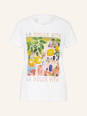 Princess Goes Hollywood T-Shirt Z Obszyciem Ozdobnymi Kamykami weiss