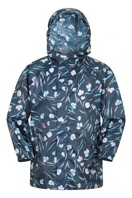 Printed Kids Waterproof Pakka Jacket - Mountain Warehouse