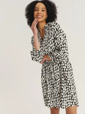 Printowana sukienka z wiskozy Greenpoint