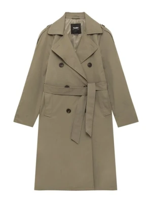 Prochowiec PULL&BEAR ciemnozielony