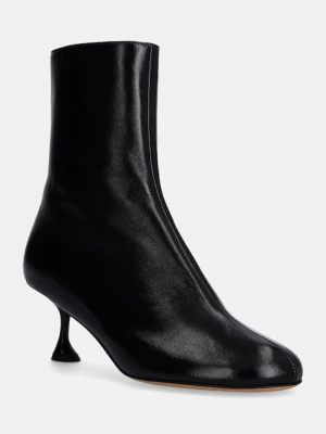 Proenza Schouler botki skórzane Tee Ankle czarny