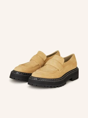 Proenza Schouler Loafersy Na Platformie beige