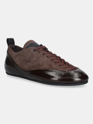 Proenza Schouler sneakersy skórzane Arcadia damskie kolor brązowy SH253071
