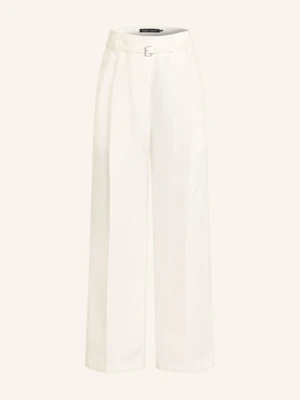 Proenza Schouler Spodnie Marlena Jules Z Lnem weiss