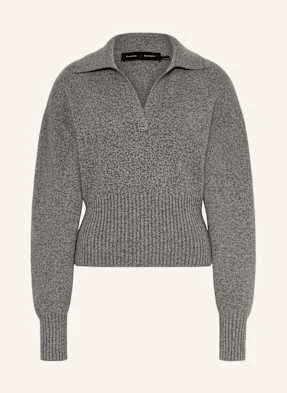 Proenza Schouler Sweter Z Kaszmiru Jeanne grau