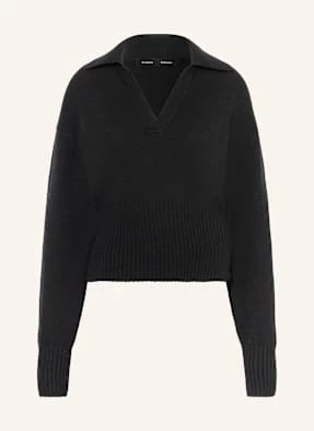 Proenza Schouler Sweter Z Kaszmiru Jeanne schwarz