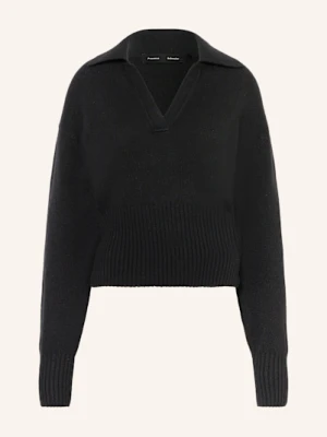 Proenza Schouler Sweter Z Kaszmiru Jeanne schwarz