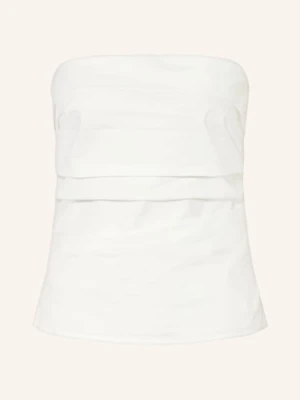 Proenza Schouler Top Z Odkrytymi Ramionami Maisy White Label weiss