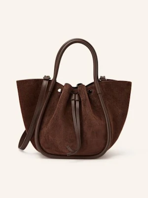 Proenza Schouler Torba Shopper Ruched Small braun