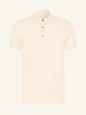Profuomo Dzianinowa Koszulka Polo weiss