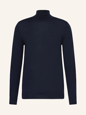 Profuomo Golf Z Wełny Merino blau