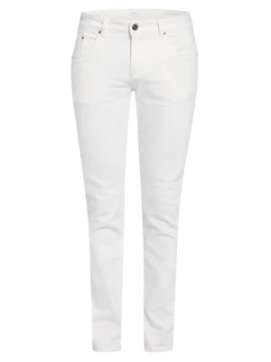 Profuomo Jeansy Slim Fit weiss