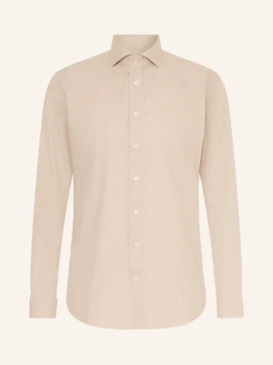 Profuomo Koszula Flanelowa Slim Fit beige