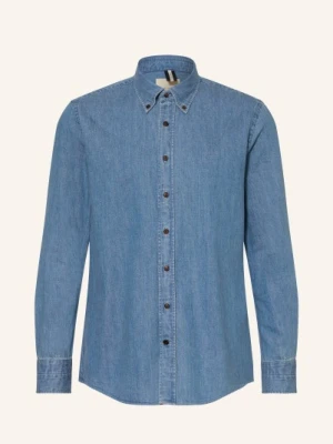 Profuomo Koszula Jeansowa Comfort Fit blau