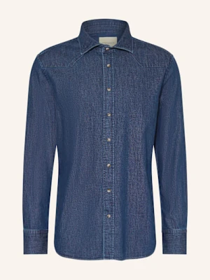 Profuomo Koszula Jeansowa Relaxed Fit blau