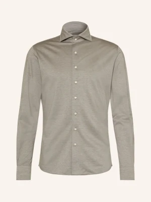 Profuomo Koszula O Kroju Slim Fit gruen CZIEMNOSZARY