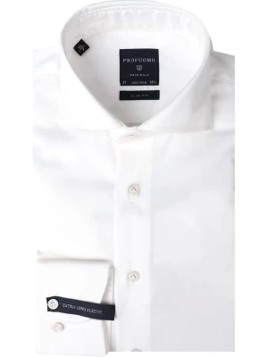 PROFUOMO Koszula - Slim fit - w kolorze białym rozmiar: 43