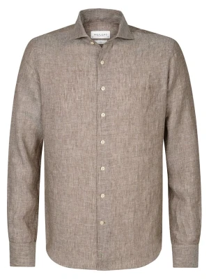 PROFUOMO Koszula - Slim fit - w kolorze szarobrązowym rozmiar: 41