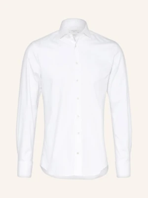 Profuomo Koszula Slim Fit Z Wywijanym Mankietem weiss