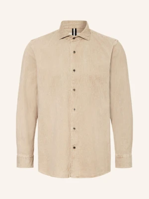 Profuomo Koszula Sztruksowa Relaxed Fit beige