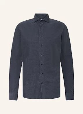 Profuomo Koszula Sztruksowa Slim Fit blau