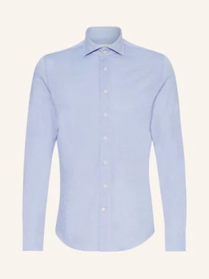 Profuomo Koszula Z Piki Slim Fit blau
