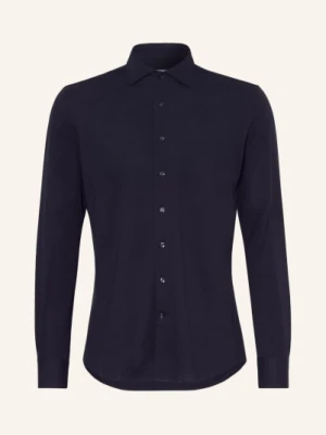 Profuomo Koszula Z Piki Slim Fit blau