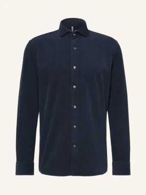 Profuomo Koszula Z Sztruksu O Kroju Comfort Fit blau GRANATOWY