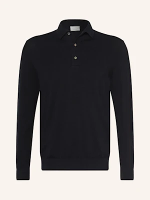 Profuomo Koszulka Polo Z Dzianiny blau