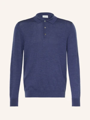 Profuomo Koszulka Polo Z Dzianiny blau NIEBIESKI