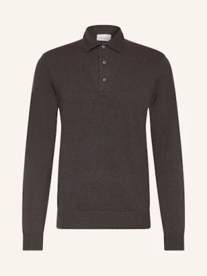 Profuomo Koszulka Polo Z Dzianiny braun