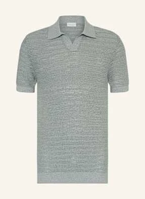 Profuomo Koszulka Polo Z Dzianiny Regular Fit gruen