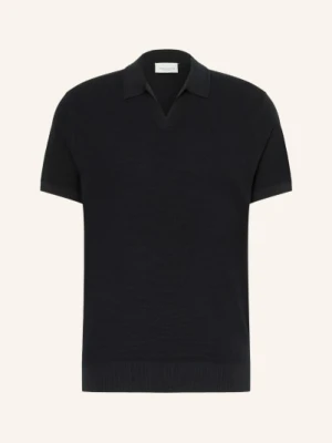 Profuomo Koszulka Polo Z Pikowanym Wzorem Regular Fit blau