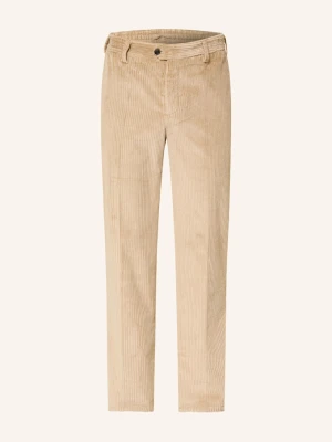 Profuomo Spodnie Sztruksowe Loose Fit beige