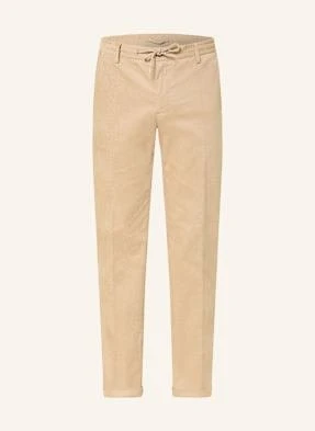 Profuomo Spodnie Sztruksowe Relaxed Fit beige