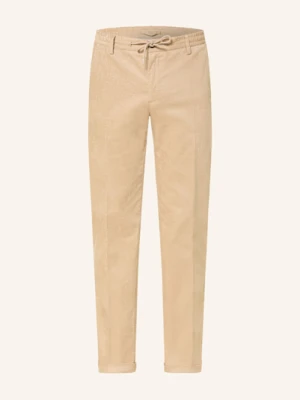 Profuomo Spodnie Sztruksowe Relaxed Fit beige