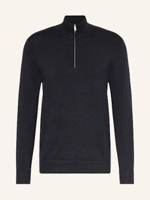 Profuomo Sweter Typu Troyer blau