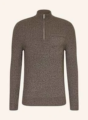 Profuomo Sweter Typu Troyer braun