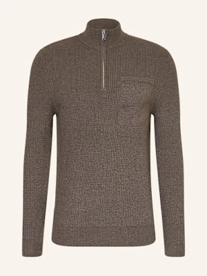 Profuomo Sweter Typu Troyer braun