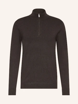 Profuomo Sweter Typu Troyer braun