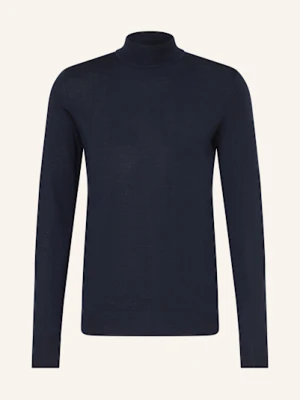 Profuomo Sweter Z Wełny Merino blau