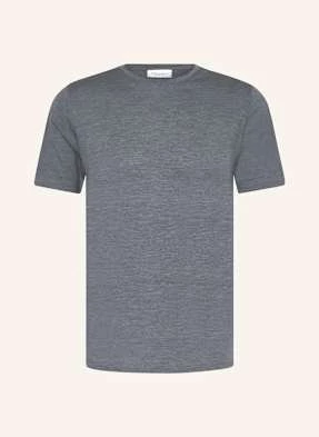 Profuomo T-Shirt Z Wełny Merino grau