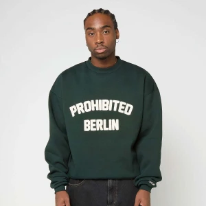 Prohibited Berlin Crew Neck mężczyźni Bluzy zielony rozmiar Odzież