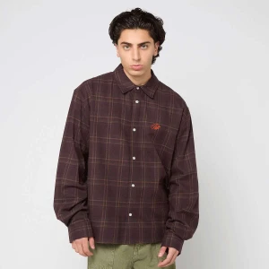 Prohibited Timber Flannel Shirt mężczyźni Koszule czerwony rozmiar Odzież