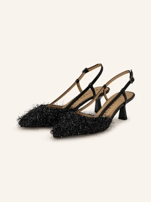 Prosperine Czółenka Z Odkrytą Piętą schwarz