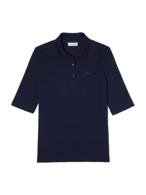 Prosta Linia 3/4 Rękaw Polo Lacoste