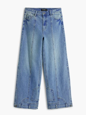 Proste dżinsy z efektem odwróconym Desigual