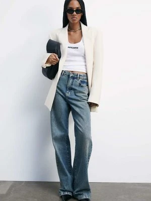 Proste dżinsy z wysokim stanem PATRIZIA PEPE